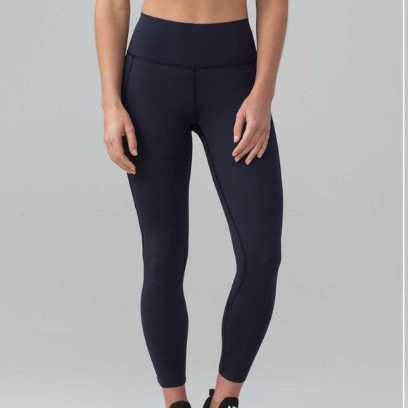 Lululemon Pace Perfect 7/8 Tight (25") Midnight‎ Navy - Picture 3 of 17